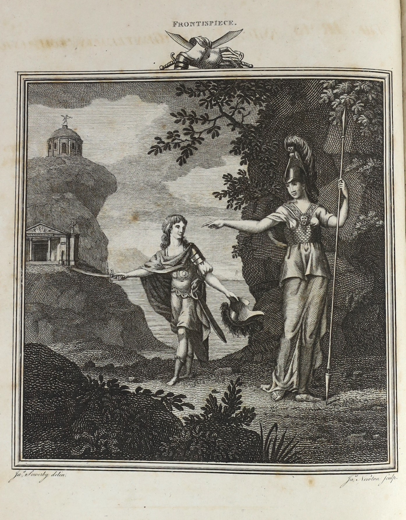 McArthur. J - The Army and Navy Gentleman’s Companion, or A New and Complete Treatise on the Theory and Practice of Fencing, 4to, quarter calf, with engraved frontis and 19 plates, J. Murray, London, 1784